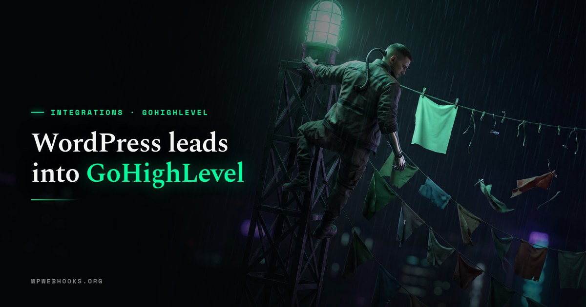Cyberpunk illustration of a man clinging to the top of a rain-lashed signal mast above a night city, one fresh pennant just clipped onto the line beside him while every other pennant on it has been torn away, leaving only empty clips and snapped ties.